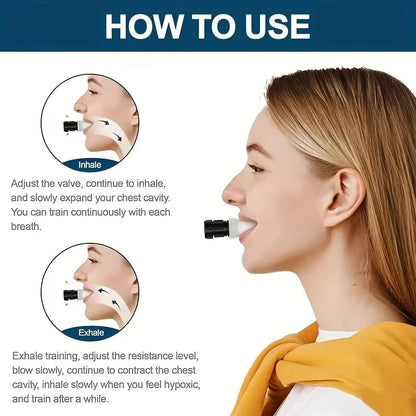 ZenVolt AirBoost™ Breathing Trainer