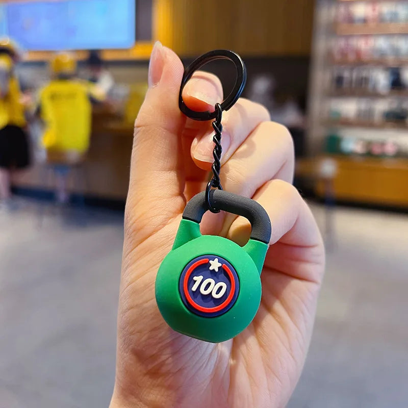 Charming Bag Pendant Fitness Keychain For Gym Lovers Premium Gift Sports Enthusiasts Accessories For Workout Bags Fan Gifts
