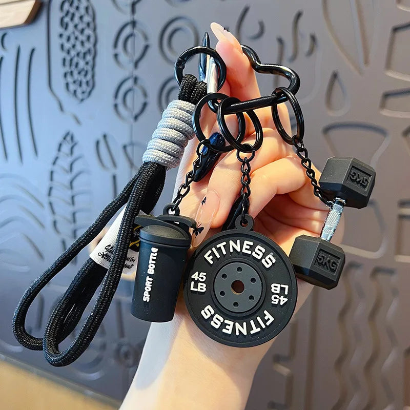 Charming Bag Pendant Fitness Keychain For Gym Lovers Premium Gift Sports Enthusiasts Accessories For Workout Bags Fan Gifts