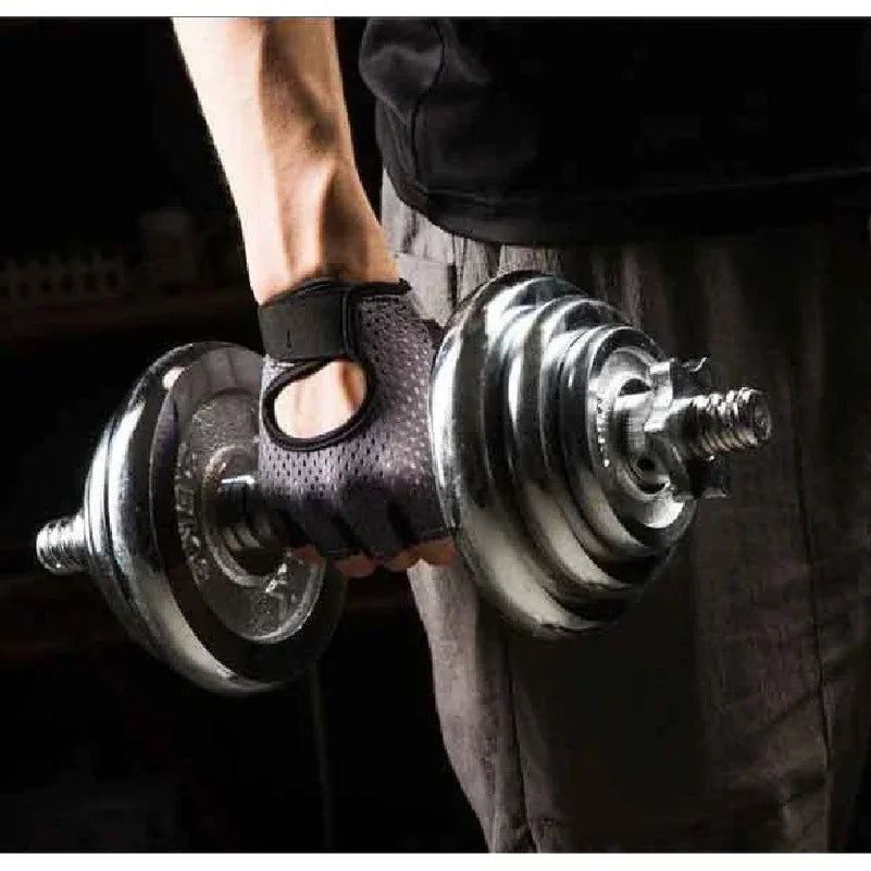 Weightlifting Gloves Women Men Fitness Gym Gloves Half Finger Breathable Non-slip Gel Pad Bodybuilding Training Dumbbells Gloves