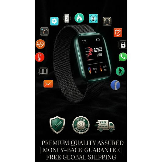 ZenVolt PulseX™ Smart Fitness Watch