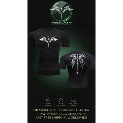 ZenVolt ''Alpha'' Compression Shirt  Breathable Top S-3XL